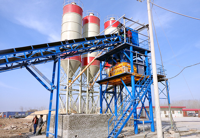 農村投資建設一套小型攪拌站多少錢？